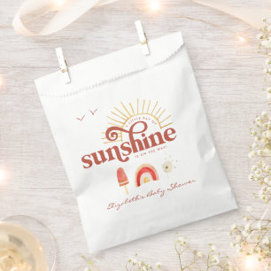 Ray of Sunshine Boho Baby Shower Favour Bag