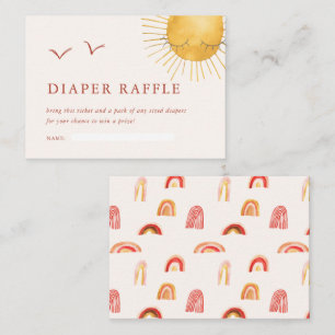 Ray of Sunshine   Diaper Raffle Enclosure Card