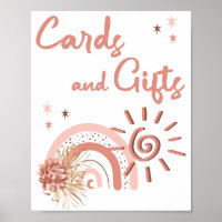 Ray of Sunshine Girl Baby Shower Cards and Gifts