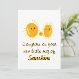 Ray of Sunshine Invitation