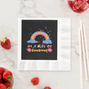 Ray of sunshine napkin