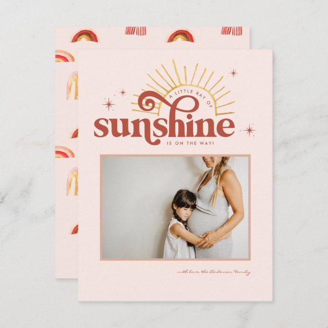 Ray of Sunshine | Photo Pregnancy  (Front/Back)