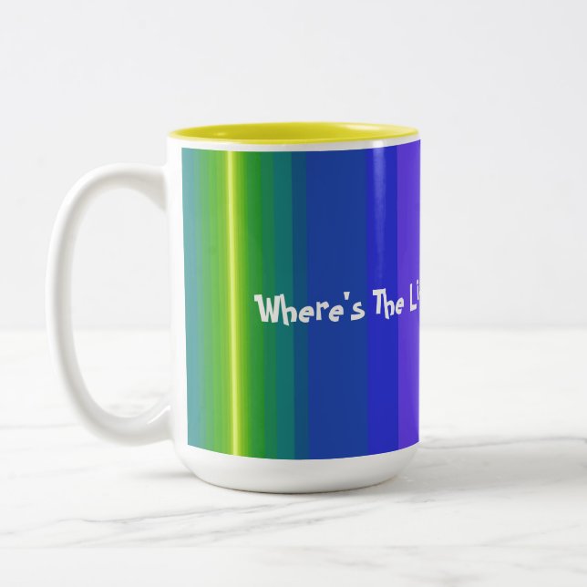 Ray Of Sunshine Two-Tone Coffee Mug (Left)