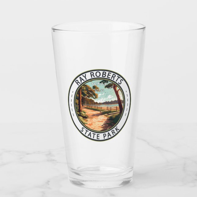 Ray Roberts State Park Texas Badge Glass (Front)