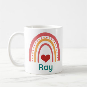 Ray Vintage Boho Rainbow Coffee Mug