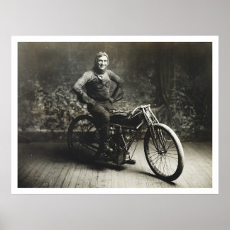 Ray Weishaar Winner 100 mi. Race [1914] Poster