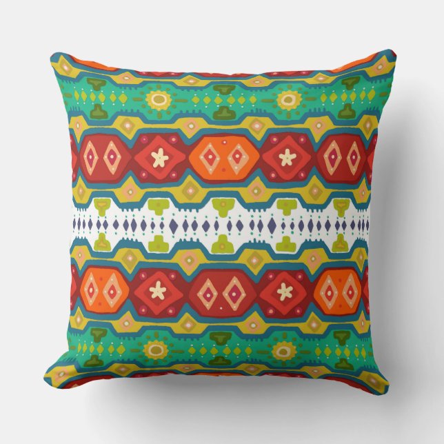 RAYA abrazo Throw Pillow (Front)