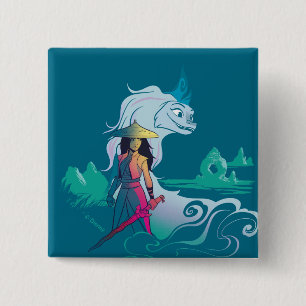 Raya and the Last Dragon Color Pop 2 Inch Square Button