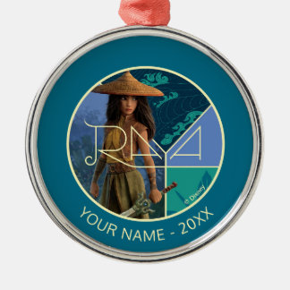 Raya Segmented Collage Metal Ornament