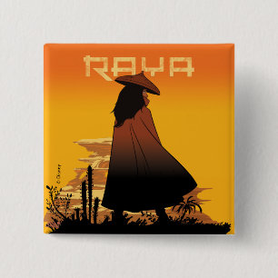 Raya Sunset Graphic 2 Inch Square Button
