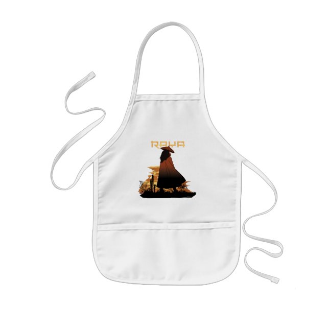 Raya Sunset Graphic Kids Apron (Front)