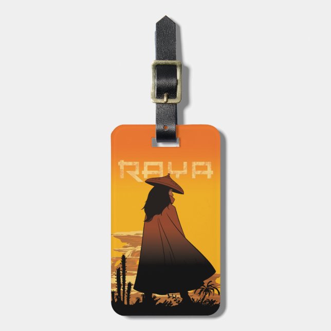 Raya Sunset Graphic Luggage Tag (Front Vertical)