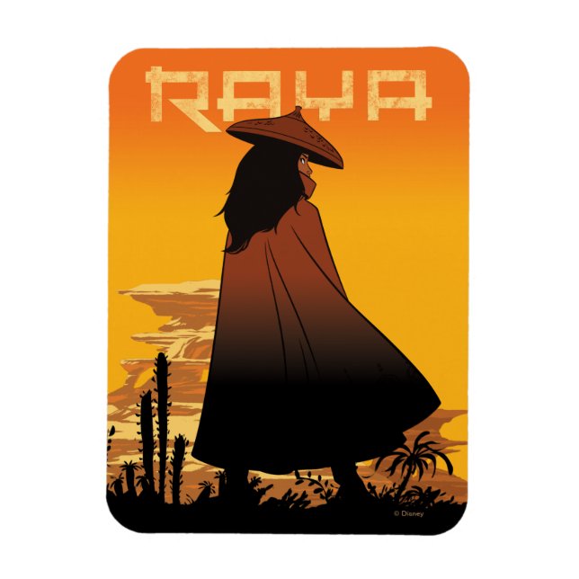 Raya Sunset Graphic Magnet (Vertical)