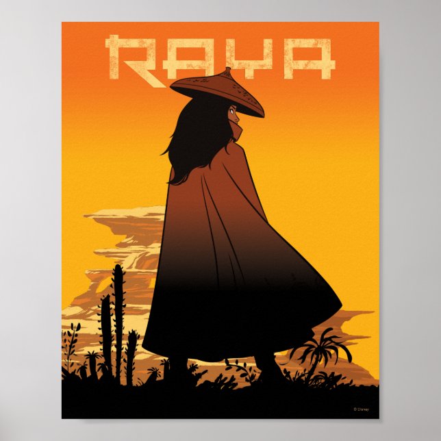 Raya Sunset Graphic Poster (Front)