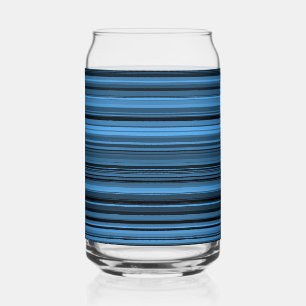 Rayé bleu noir