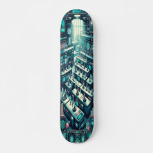  "Raygun Gothic Advanced Science Lab Deck" Skateboard