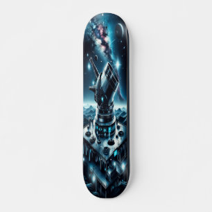 "Raygun Gothic Astronomical Observatory Deck" Skateboard