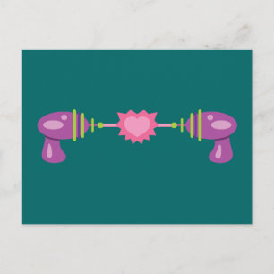 Raygun Love Postcard