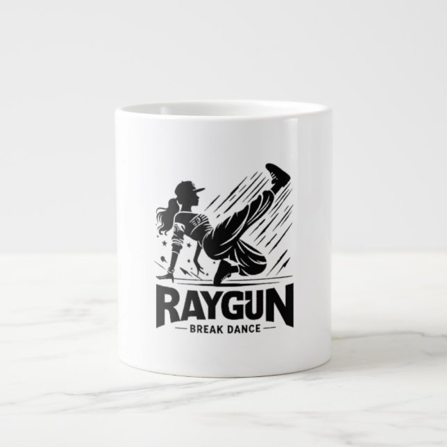 Raygun Raygun breakdancer,breakdancing  Large Coffee Mug (Front)