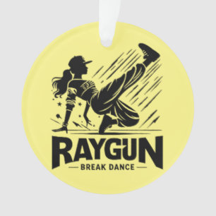 Raygun Raygun breakdancer,breakdancing Ornament