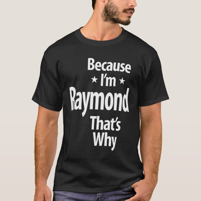 Raymond Personalized Name Birthday Gift T-Shirt (Front)