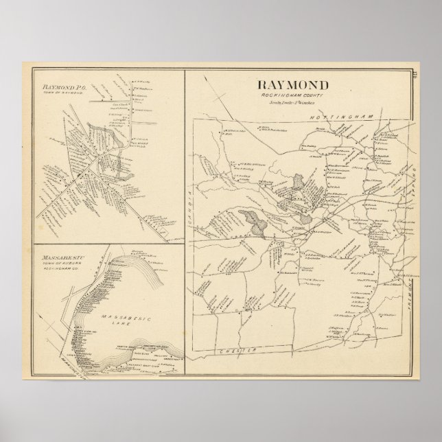 Raymond, Rockingham County Poster (Front)