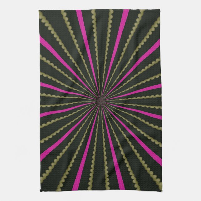 Rays Kitchen Towel (Vertical)