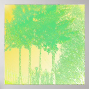 Rays of Hope 3 Trees Print