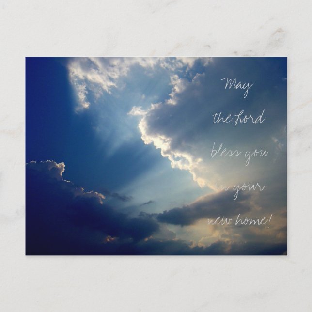 'Rays of Hope' photo postcard (Front)