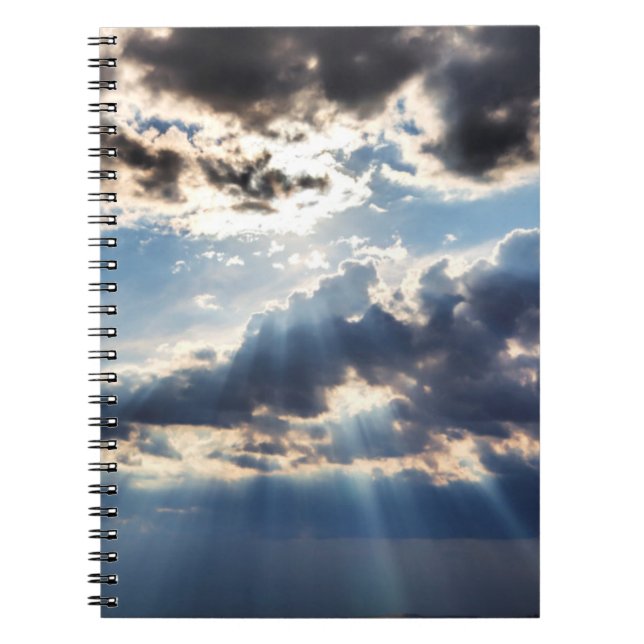 Rays of sunshine from above notebook (Front)
