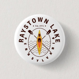 Raystown Lake Pennsylvania Kayaking Souvenirs 1 Inch Round Button