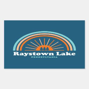 Raystown Lake Pennsylvania Rainbow Sticker