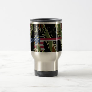 Rayure de tigre de tasse de voyage de la garde