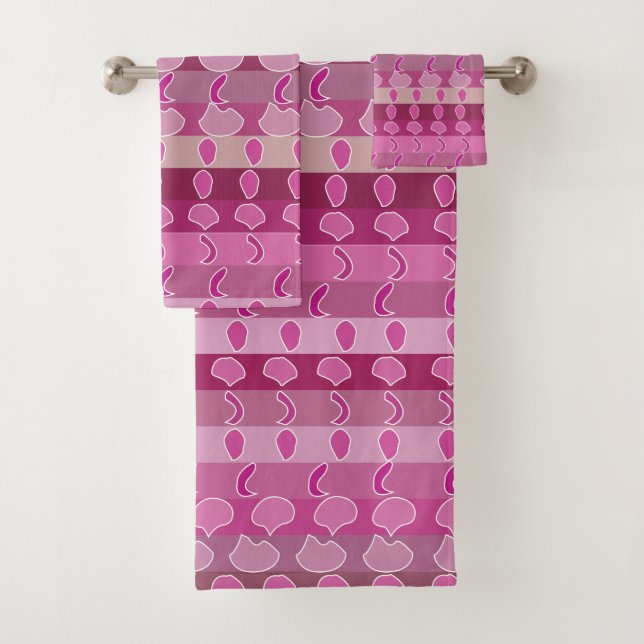 Rayure florale rose  (En situation)
