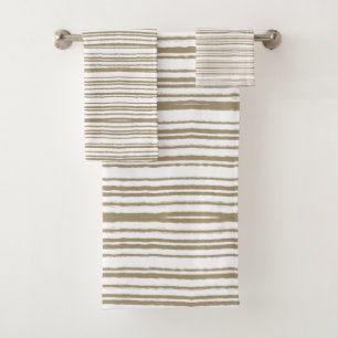 Rayures Abstraites Marron Modernes Minimalistes