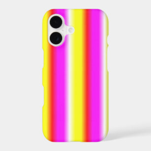 Rayures arc-en-ciel rose jaune