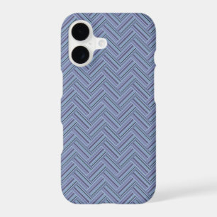 Rayures bleu-gris double motif tissé