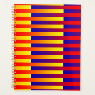 Rayures Bleu Rouge Jaune