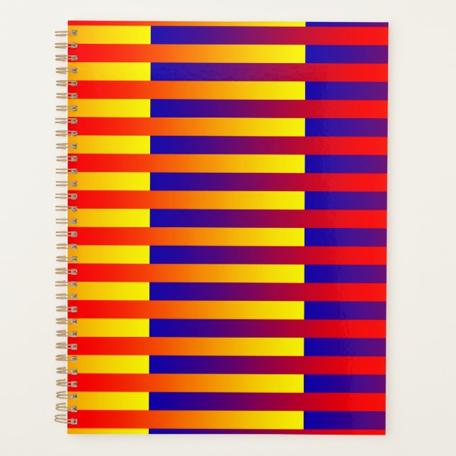 Rayures Bleu Rouge Jaune (Devant)