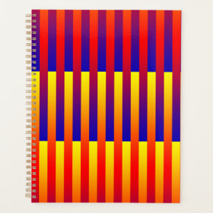 Rayures Bleu Rouge Jaune
