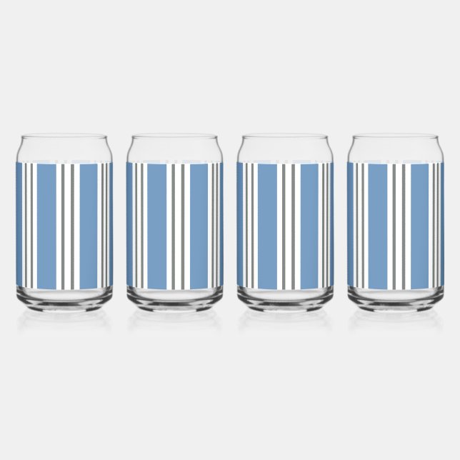 Rayures Bleues et Blanches Côtières (Recto)