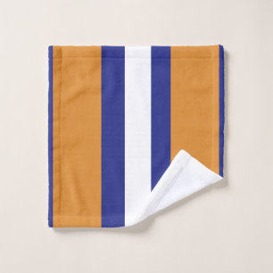 rayures Brown, bleu marine et blanc