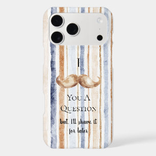 Rayures Crème Bleue Moustache Vous Une Question
