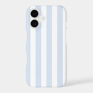 Rayures de bonbon bleu clair et blanc