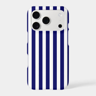 Rayures de bonbon bleu marine et blanc