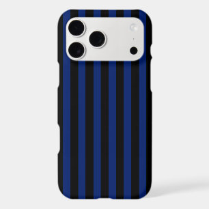 Rayures de bonbon bleues et noires