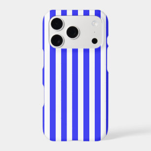 Rayures de bonbon bleues royales et blanches