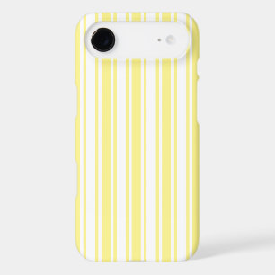 Rayures de bonbon jaune citron et blanc