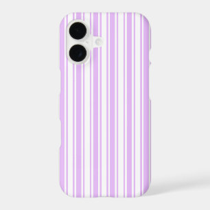 Rayures de bonbon lilas violet et blanc