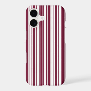 Rayures de bonbon rouge burgundy et blanc